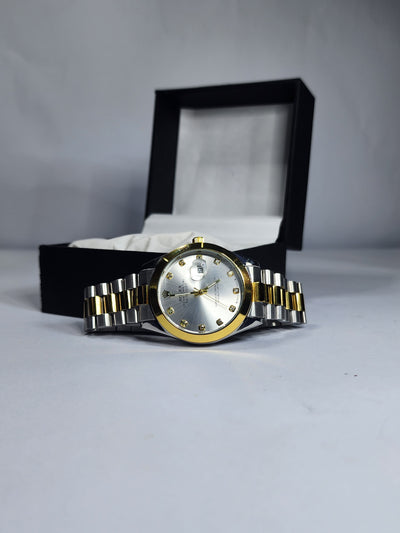 Rolex black dial with date