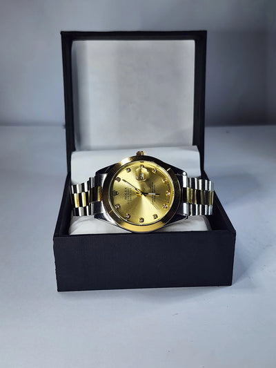 Rolex gold dial with date