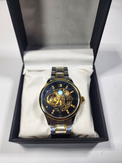 Automatic Sapphire Skeleton black dial