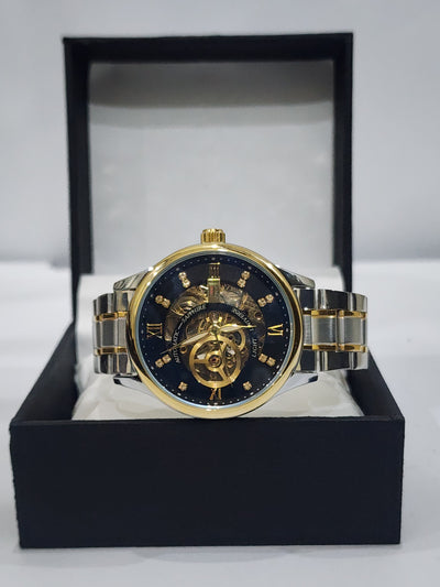 Automatic Sapphire Skeleton black dial