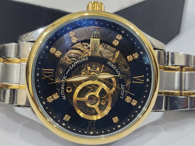 Automatic Sapphire Skeleton black dial