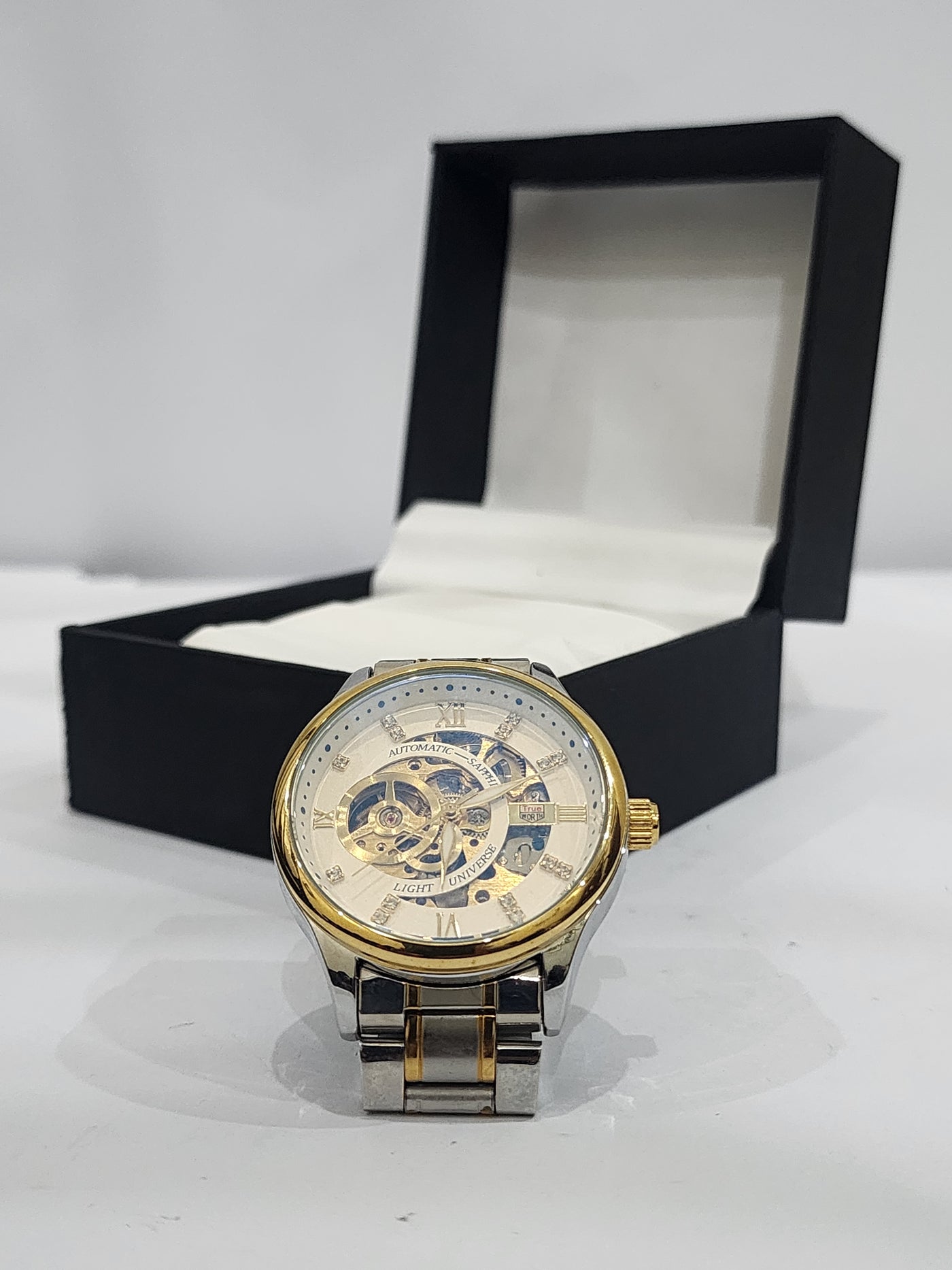 Automaric Sapphire Skeleton white dial