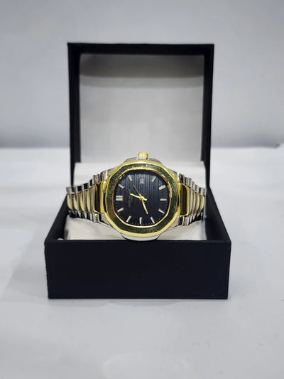 Patek Philliphe Nautilus two tone Black Dial
