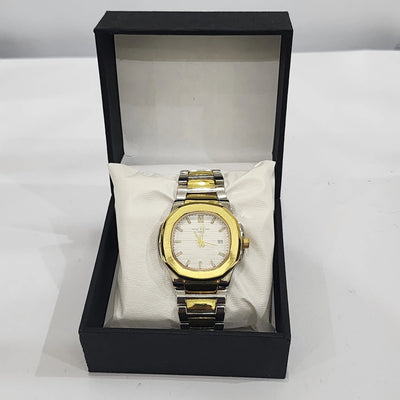Patek Philliphe Nautilus two tone White Dial