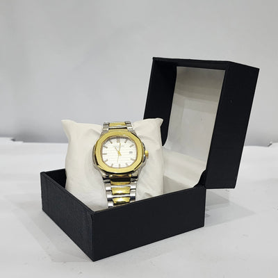 Patek Philliphe Nautilus two tone White Dial