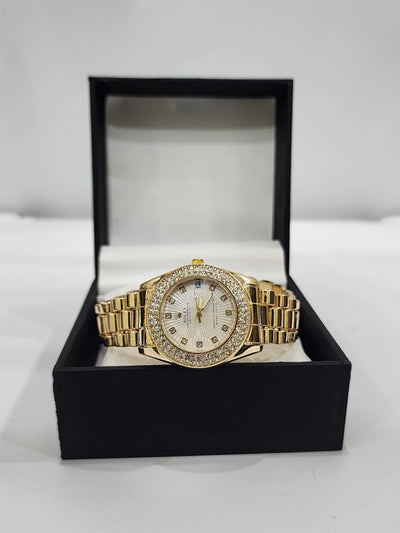 Rolex Women's Golden in White Dial