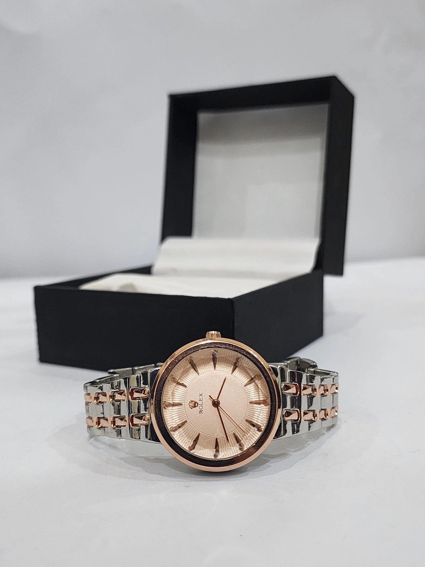 Rolex Two Tone Rose Gold Dial