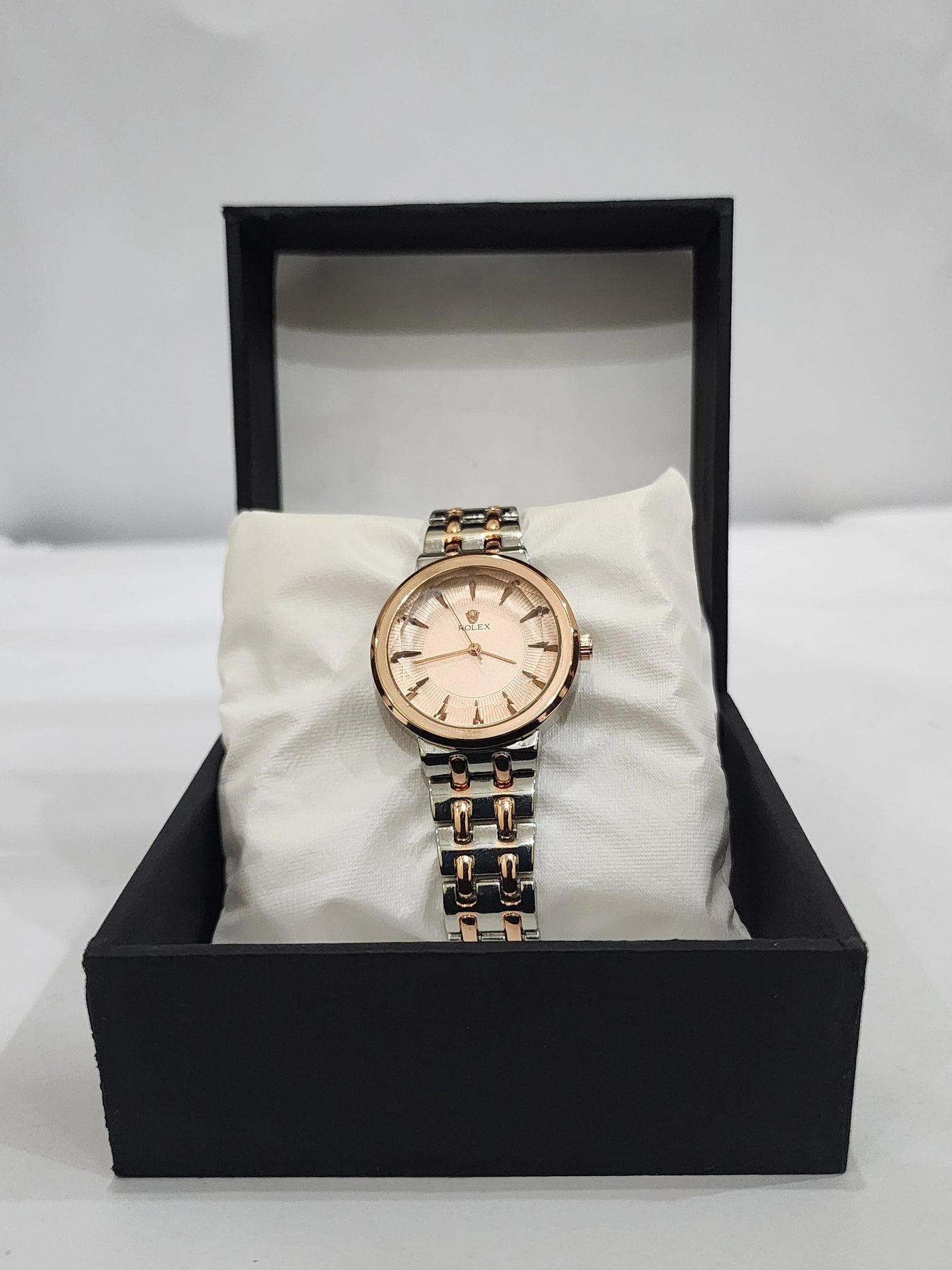 Rolex Two Tone Rose Gold Dial