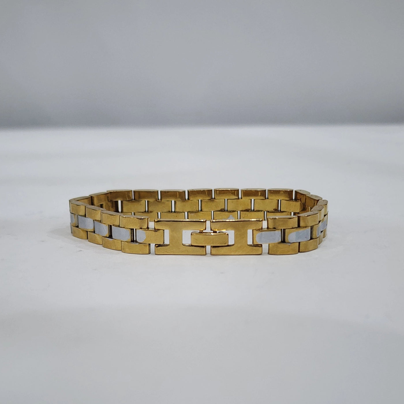 Two Shade Stainless Steel Bracelet