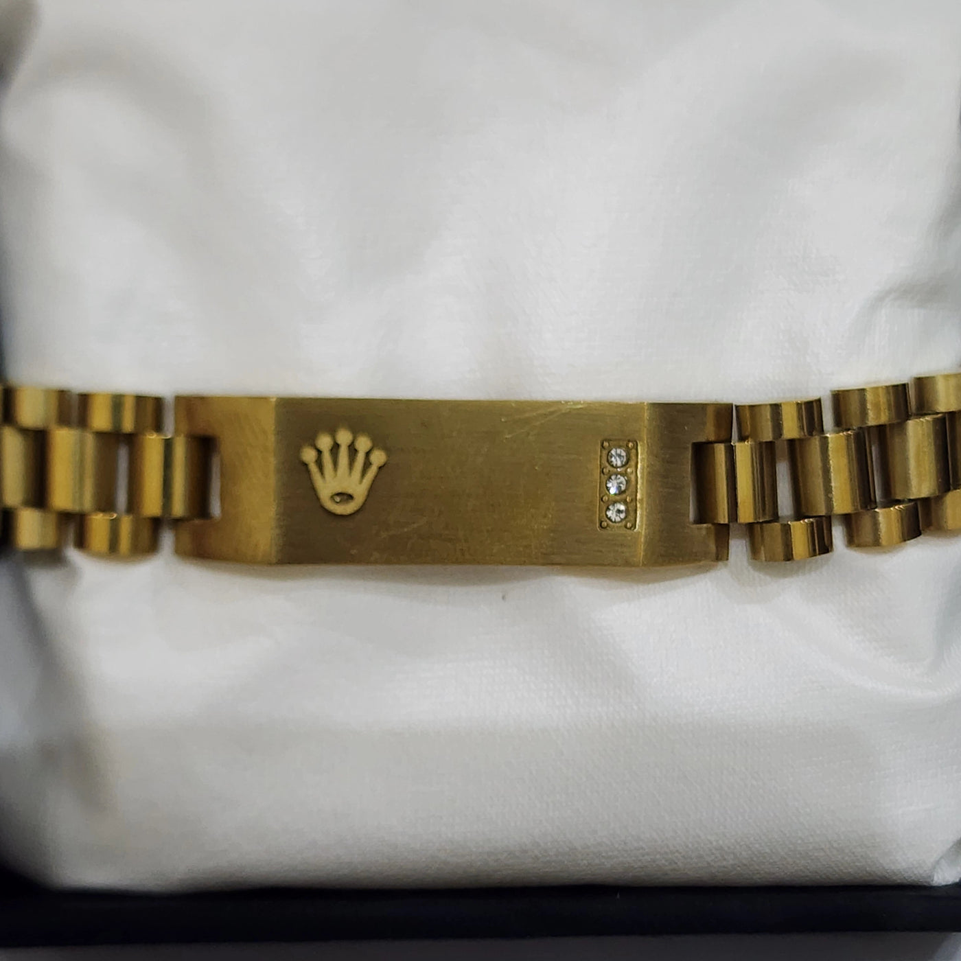 Rolex Gold Stainless Steel Bracelet