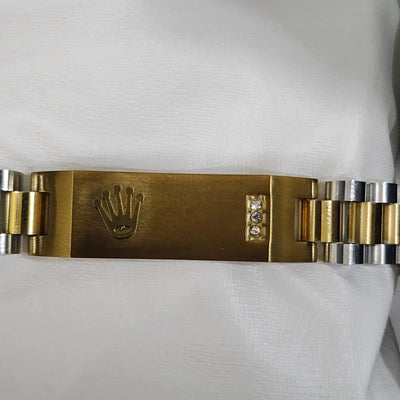 Rolex Gold&Silver Stainless Steel Bracelet