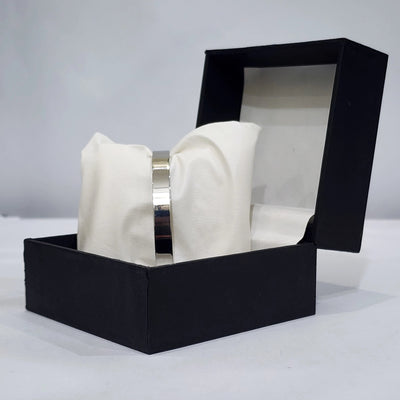 Black Steel Bangle