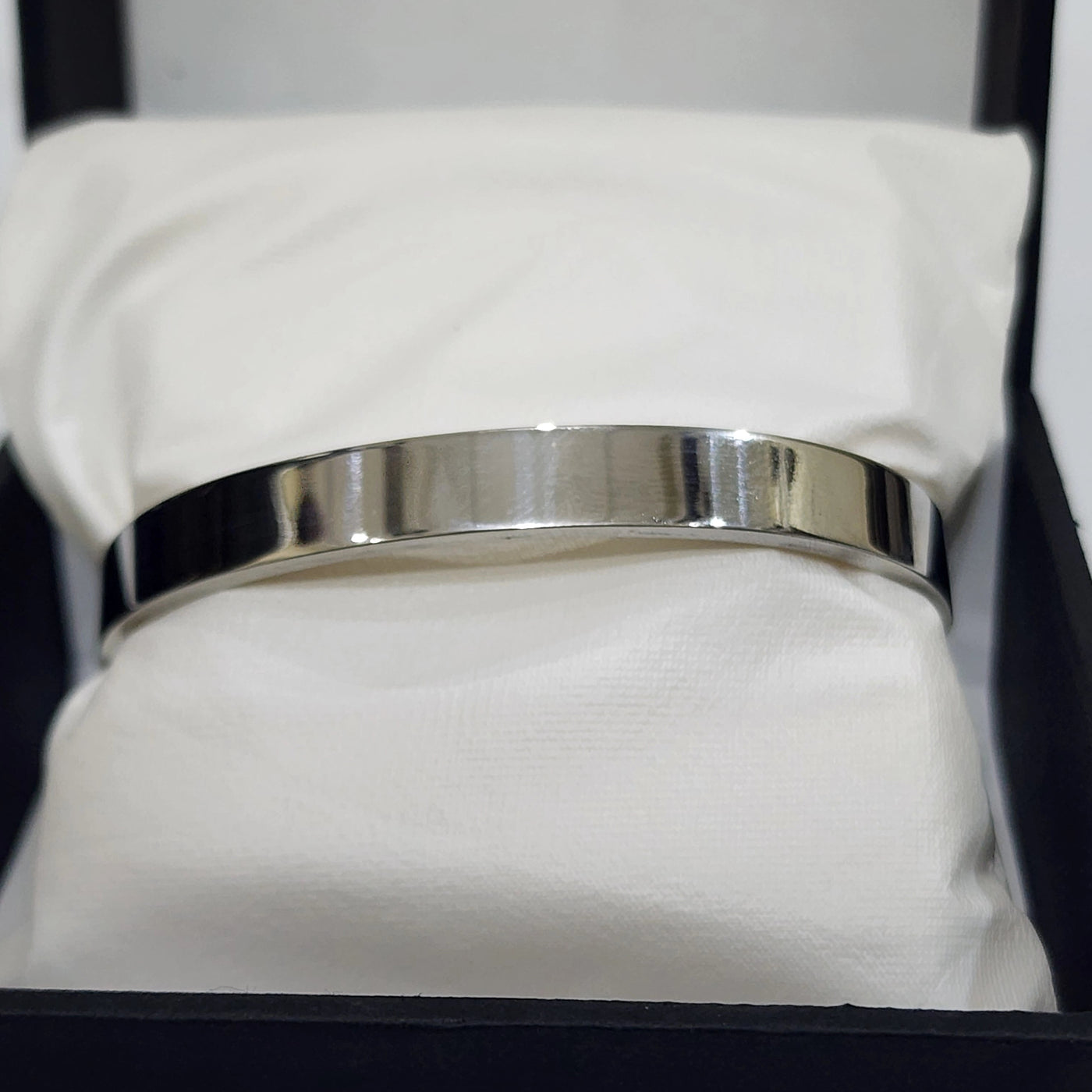 Silver Steel Bangle