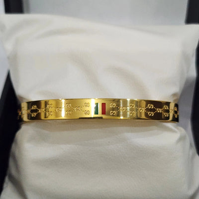 Golden Steel Bangle