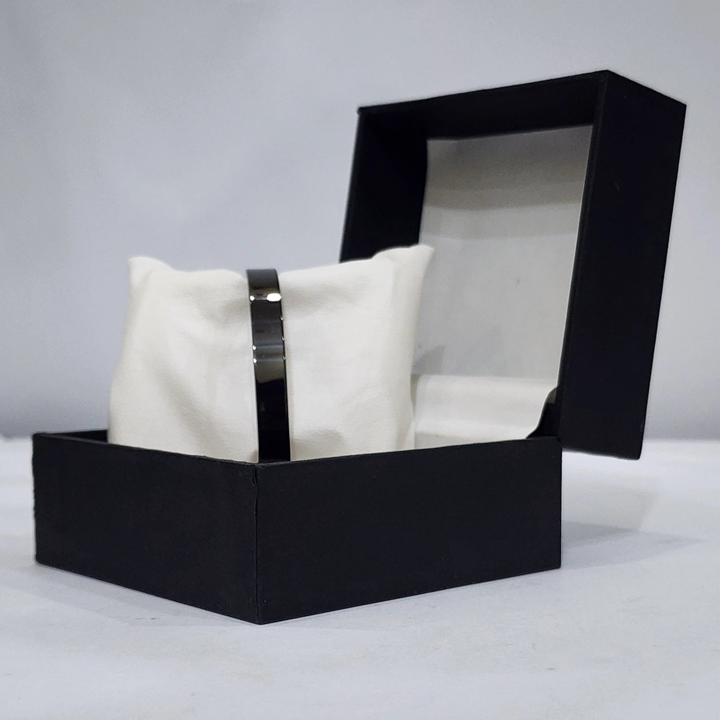 Black Steel Bangle