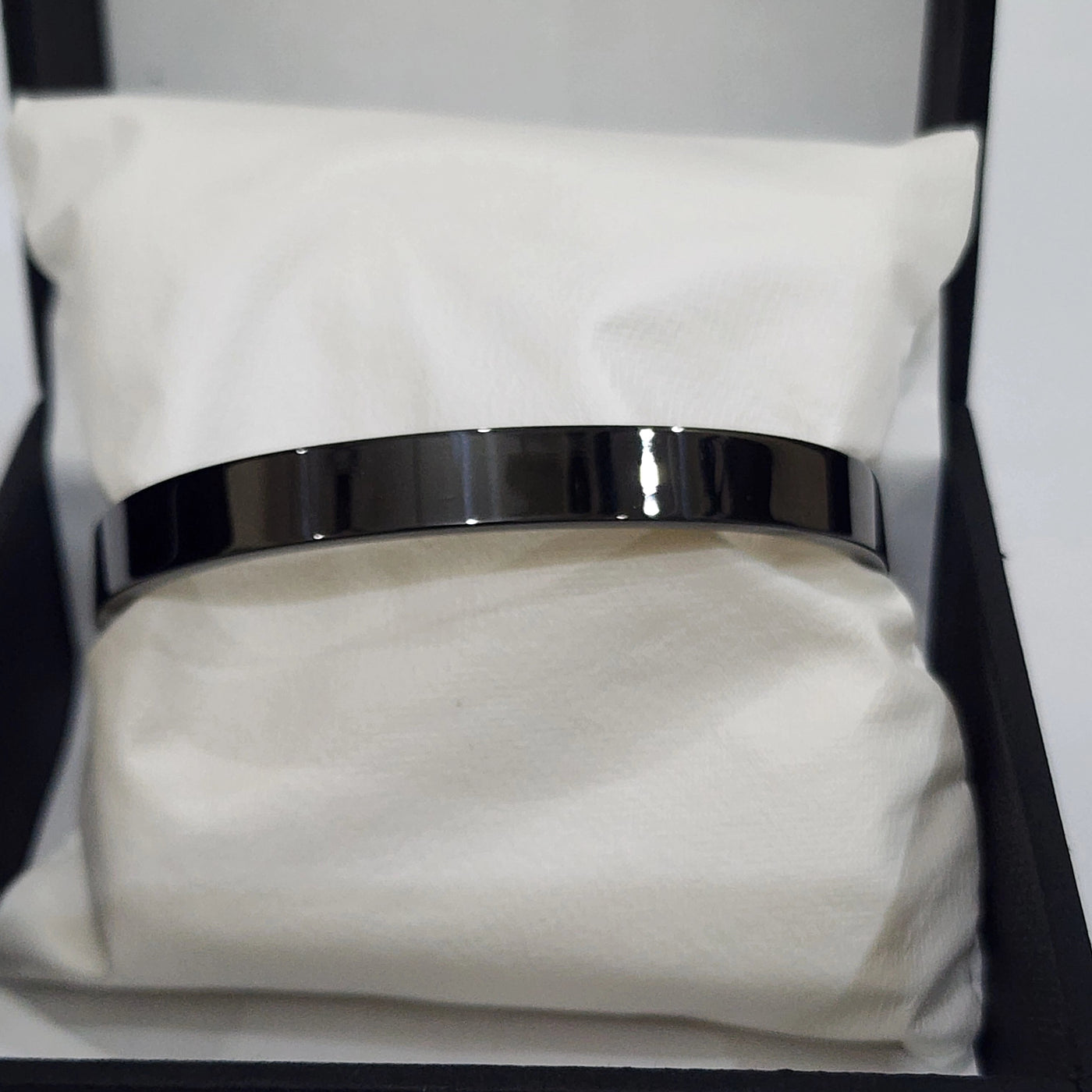 Black Steel Bangle