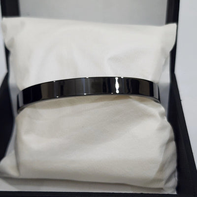 Black Steel Bangle